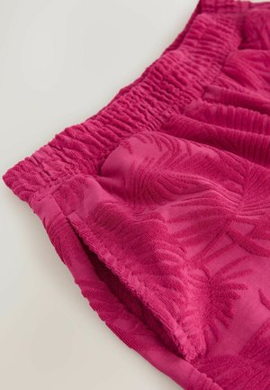Next, REGULAR FIT - JACQUARD TOWELLING FRINGE SUMMER SHORTS . - Lühikesed püksid - magenta pink
