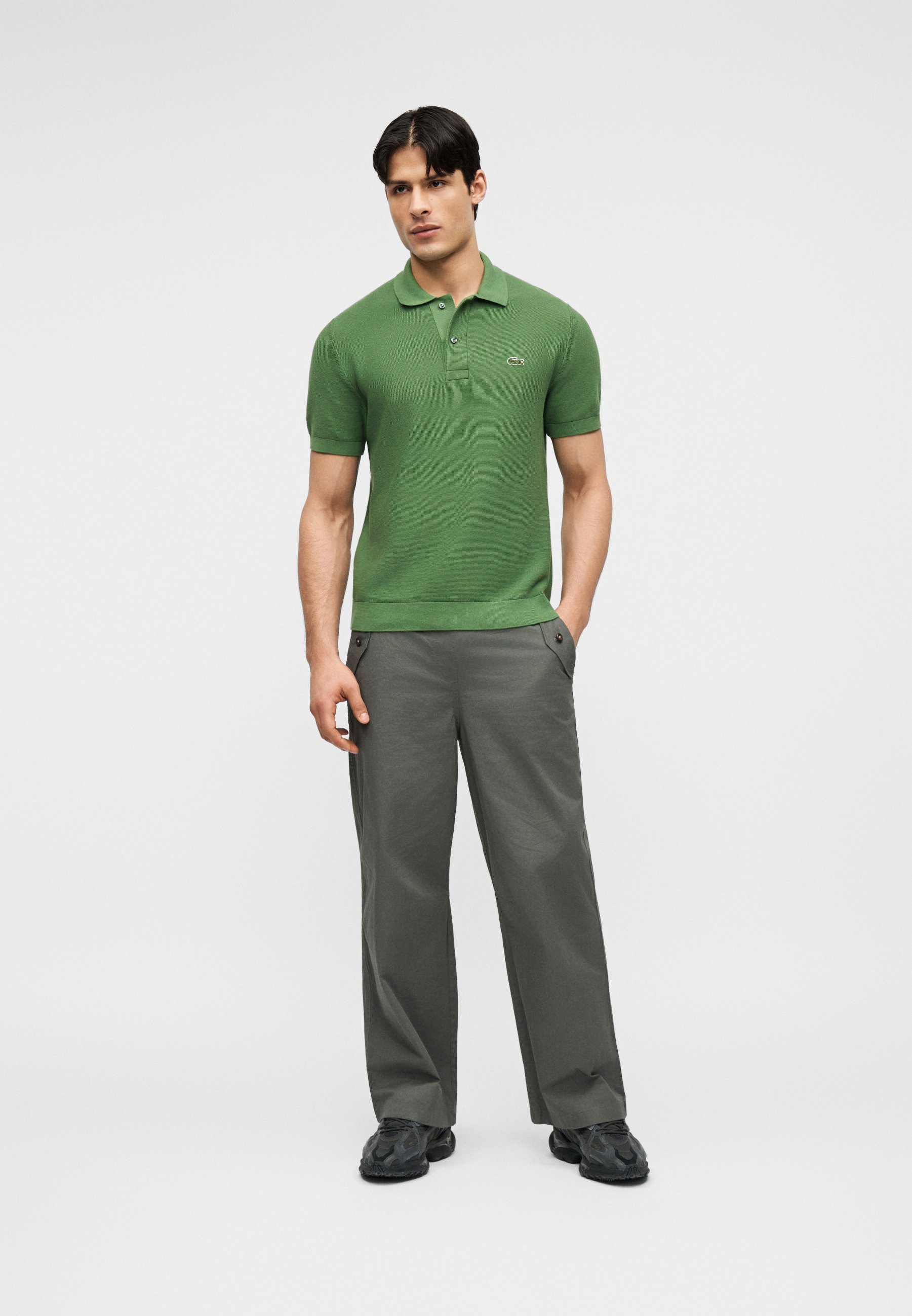 Lacoste KNIT POLO - Polo shirt - lambs lettuce/green - Zalando.ie