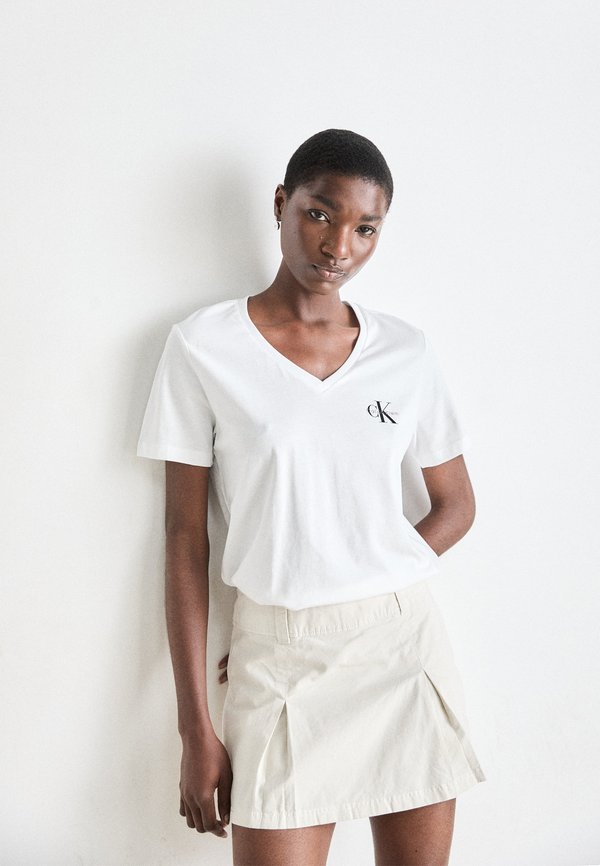 GARMENT DYE - Mini skirt - chalk4