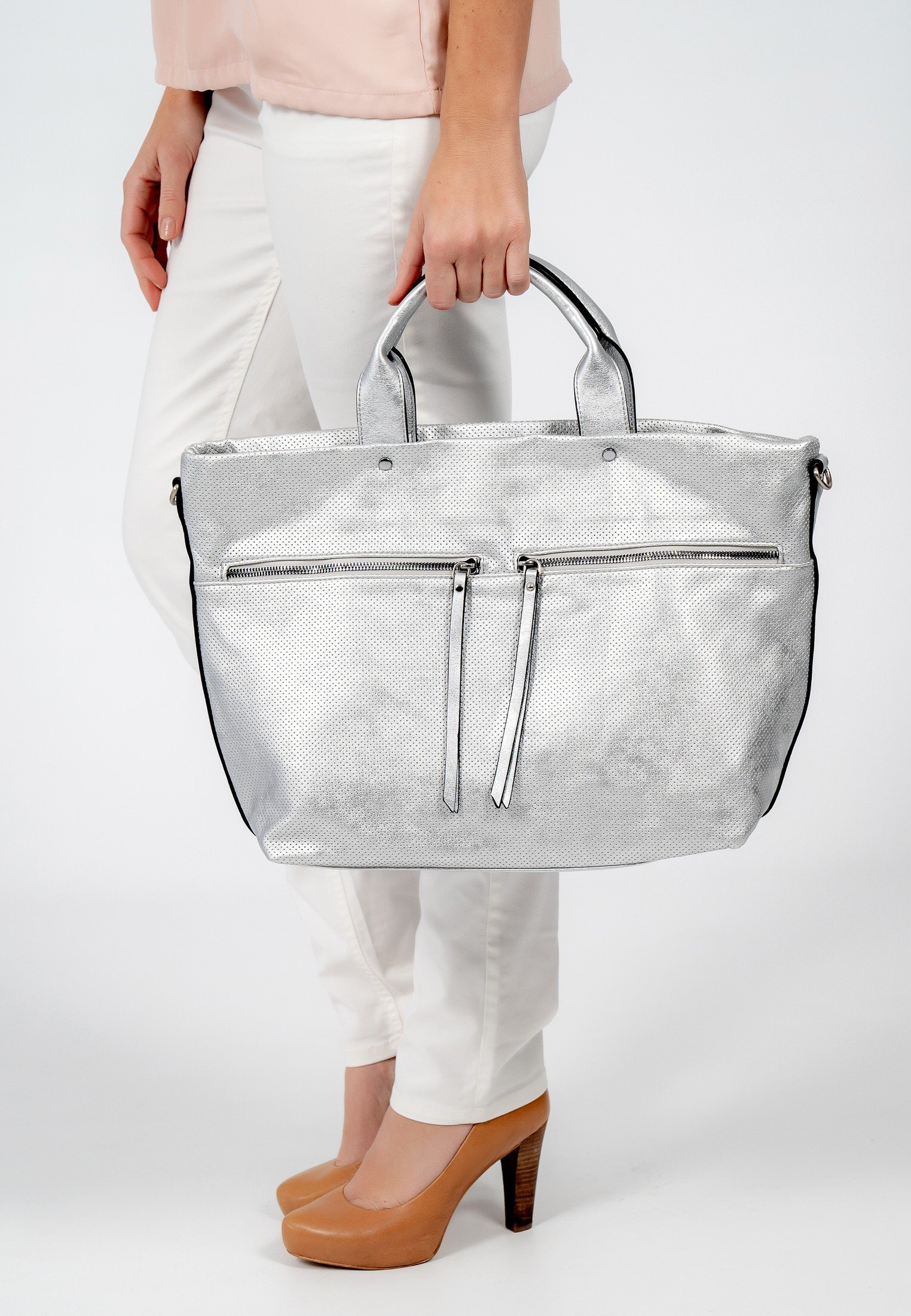 SURI FREY Bolso shopping - silver/gris metalizado - Zalando.es