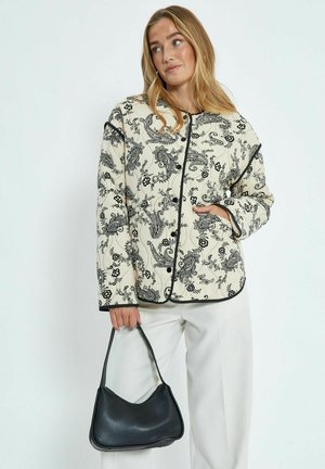 Desires CORA QUALITED - Lehká bunda - p fog sand print