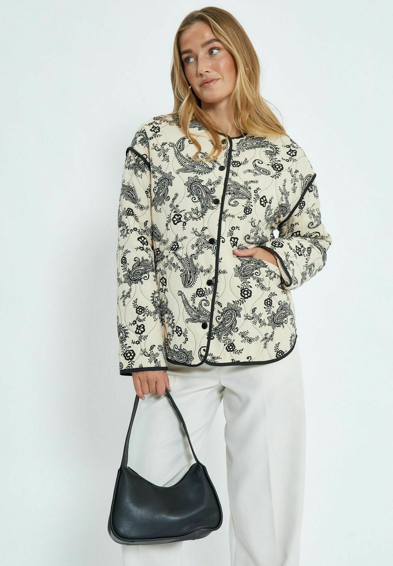 Desires CORA QUALITED - Lagana jakna - p fog sand print
