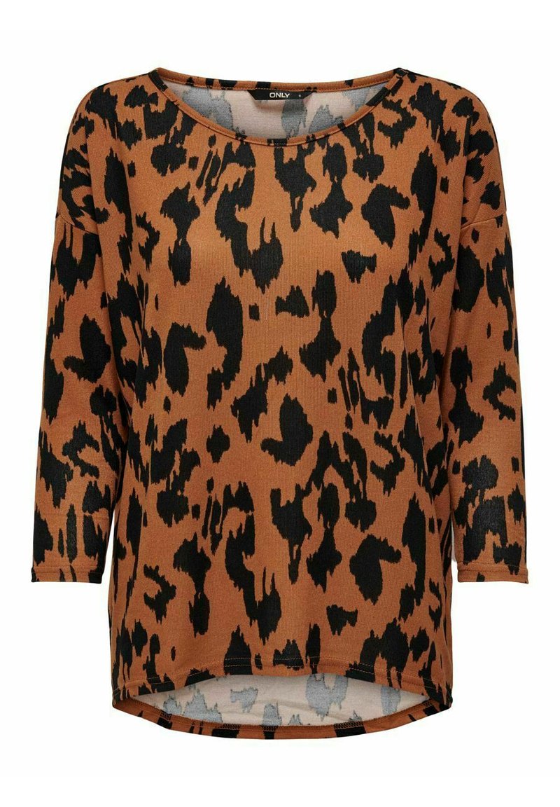 ONLY ONLELCOS AOP JRS NOOS - Long sleeved top - ginger bread