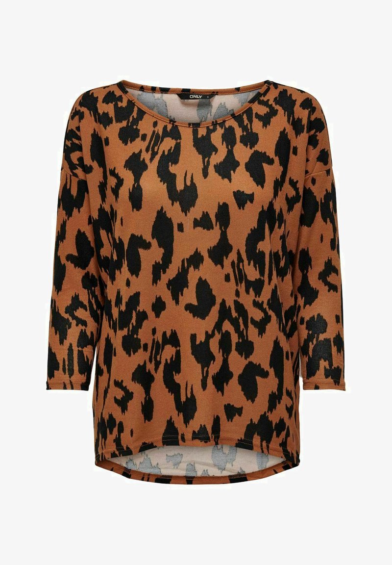 ONLY ONLELCOS AOP JRS NOOS - Long sleeved top - ginger bread