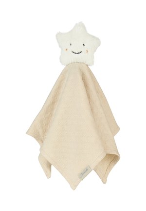 Sterntaler, SCHMUSETUCH S HIMMELSKÖRPER MIT STERN UND GESTICKTEM GESICHT UNISEX - Soother - natur