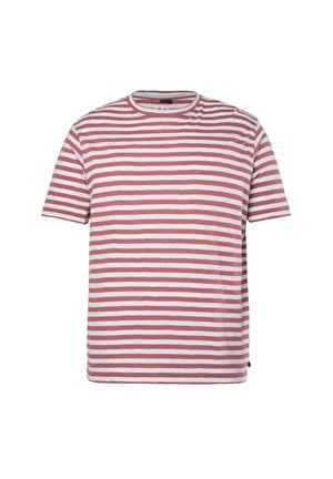 JP1880, T-SHIRT, SHORT SLEEVE, STRIPED, UP TO 8XL - T-Shirt print - reddish brown