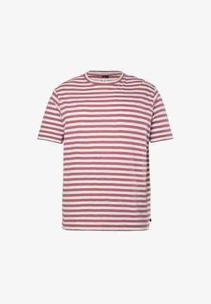 JP1880, T-SHIRT, SHORT SLEEVE, STRIPED, UP TO 8XL - T-Shirt print - reddish brown
