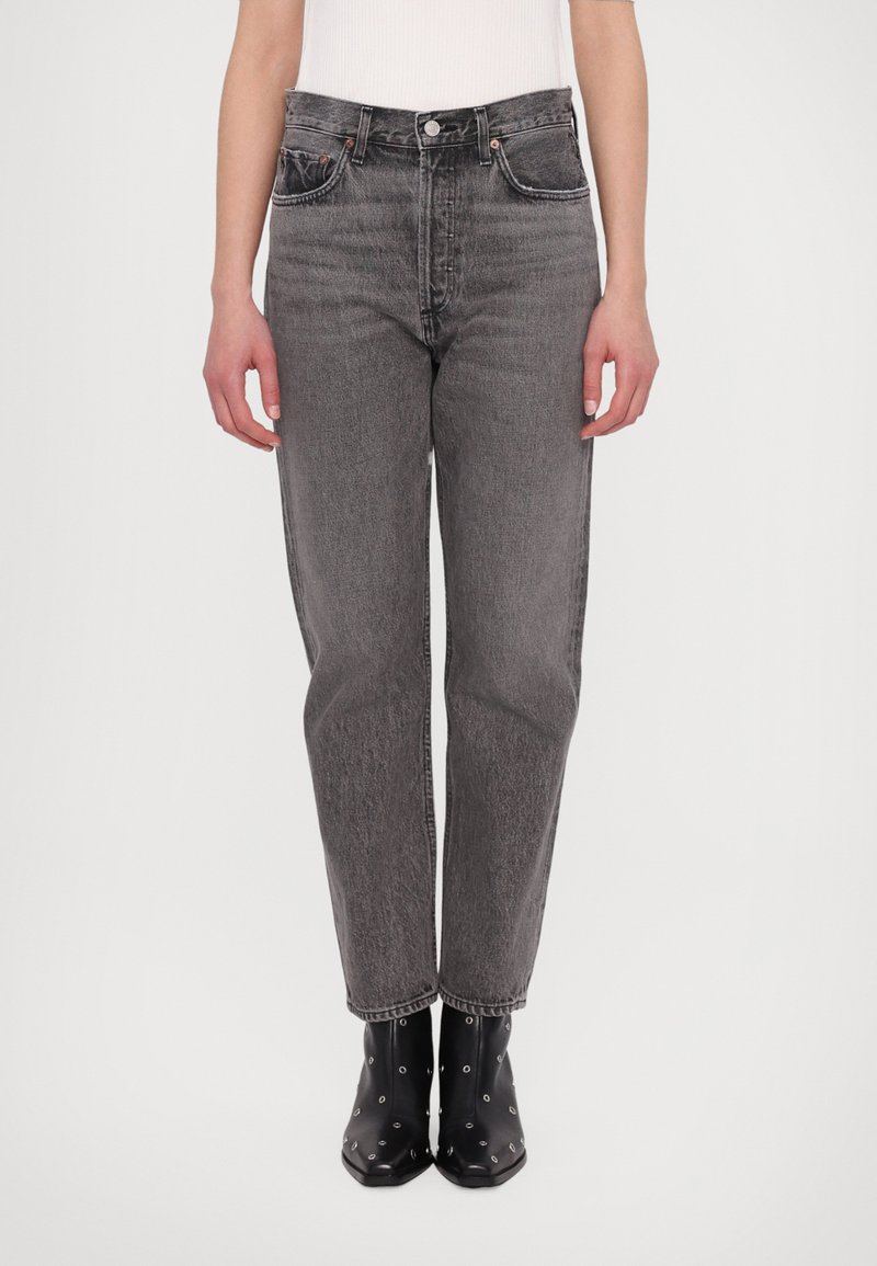 Agolde 90S PINCH WAIST CROP - Vaqueros rectos - grey