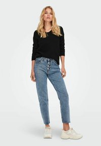 ONLY ONLCAMILLA V NECK - Pulóver - black
