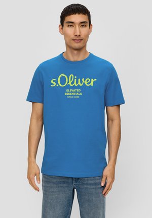 MIT GROSSEM LABEL - T-shirt print - royalblau