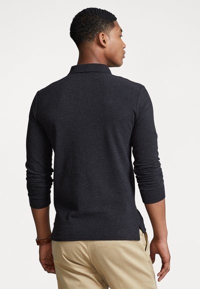 Polo Ralph Lauren LONG SLEEVE - Pikkade varrukatega topp - black marl heather