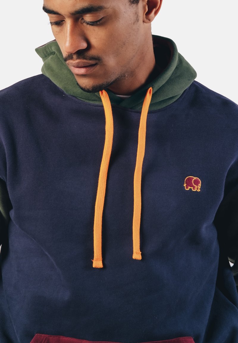 Felpa Tecnica Block Color Con Cappuccio E Zip Var Bianco Ottico - Foto 5