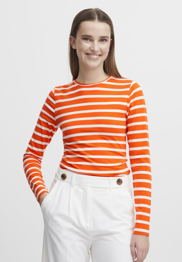 BYPAMILA - Long sleeved top - orangeade mix