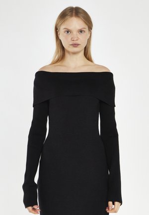 Abito in maglia - black
