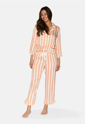 SAGA CROP  - Pyjama bottoms - coral sands stripe
