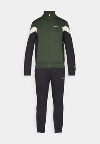 COLORBLOCK SWEATSUIT SET - Treningsdress - dark green