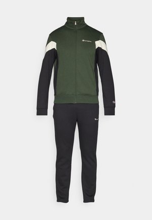 Champion COLORBLOCK SWEATSUIT SET - Trainingsanzug - dark green