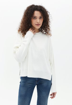 SHEIN Tween Girl Contrast Sleeve Cable Knit 2 In 1 Sweater & Ruffle Hem Knit Skirt P 23320250