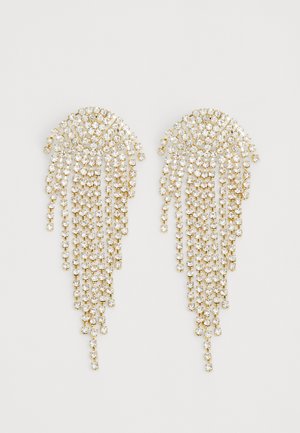 Pieces, PCRIKKE EARRINGS - Korvakorut - gold-coloured/clear