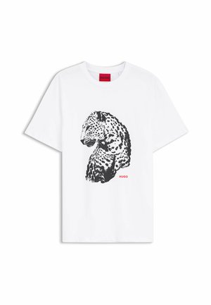 HUGO, HUGO DILEO_IN - T-Shirt print - white