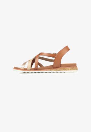 Skechers Sandali con zeppa - chestnut