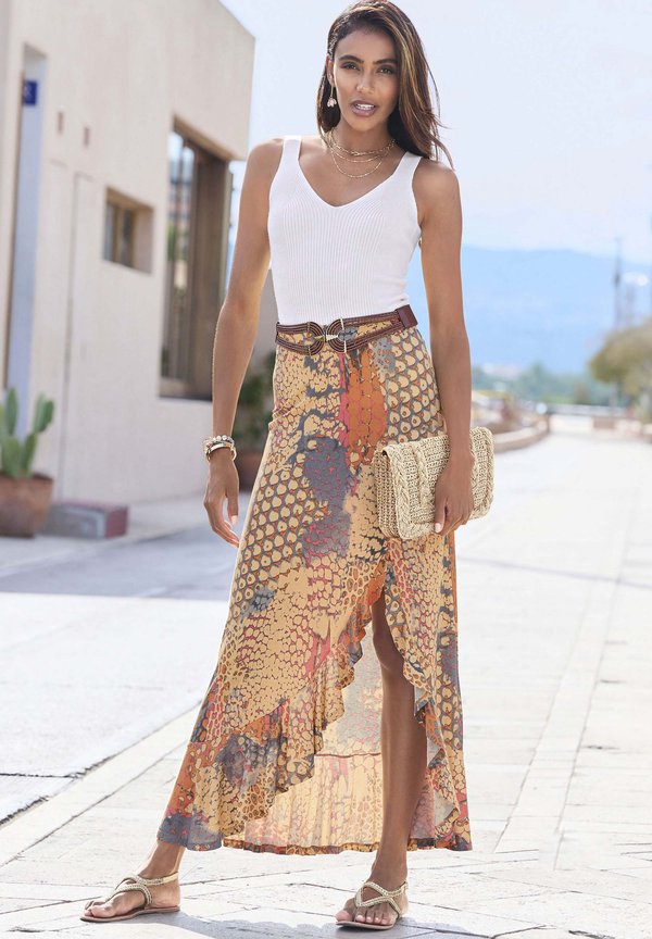 Maxirock - animal bedruckt