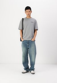 Abercrombie & Fitch Baggy Jean - Džínsy baggy - lagoon blue