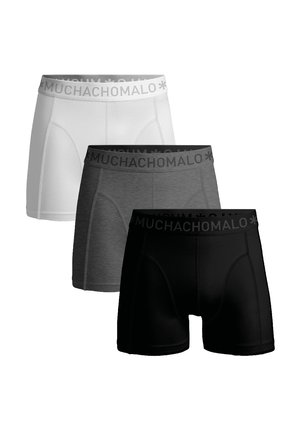 3-PACK  SOLID - Trunks - black grey white