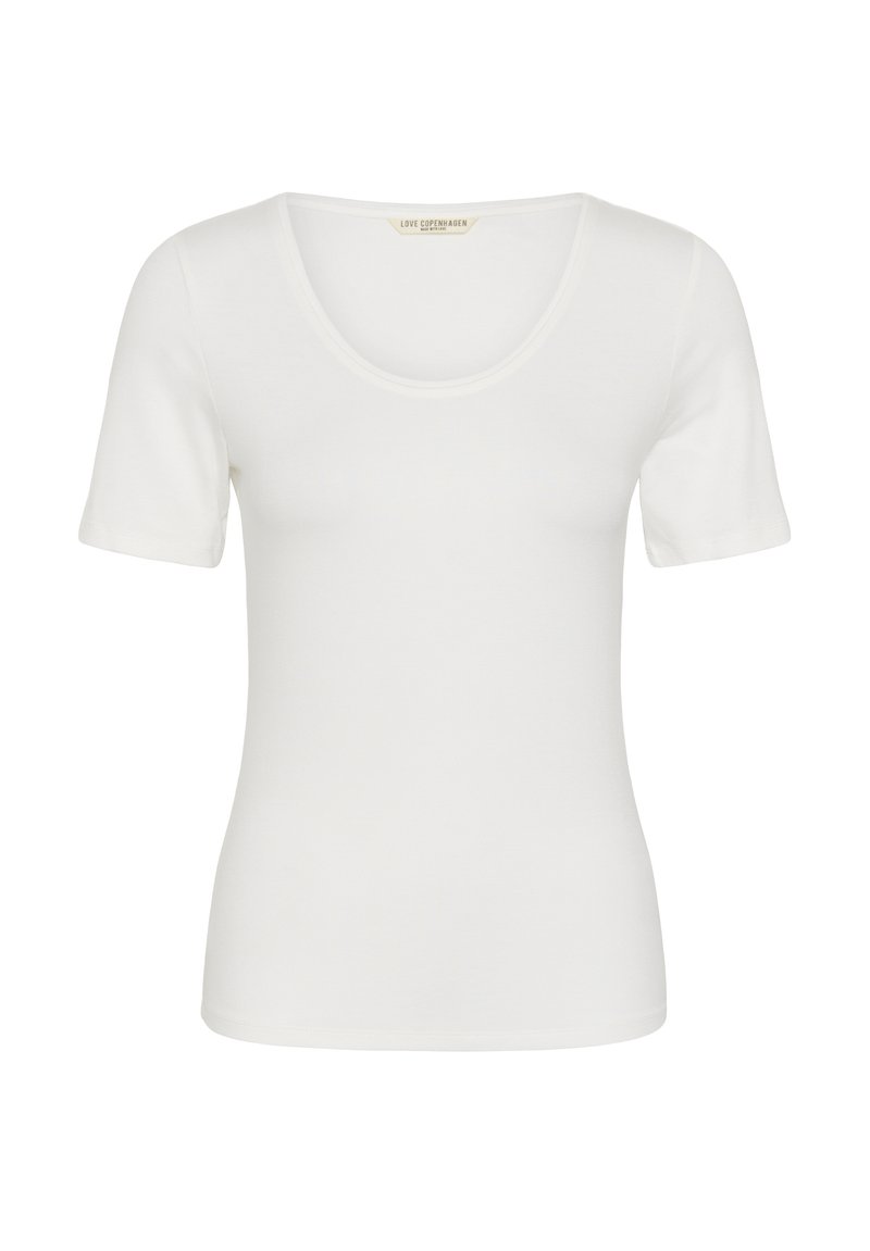 Love Copenhagen LCTIA BASIC - T-shirts basic - snow white/hvid - Zalando.dk
