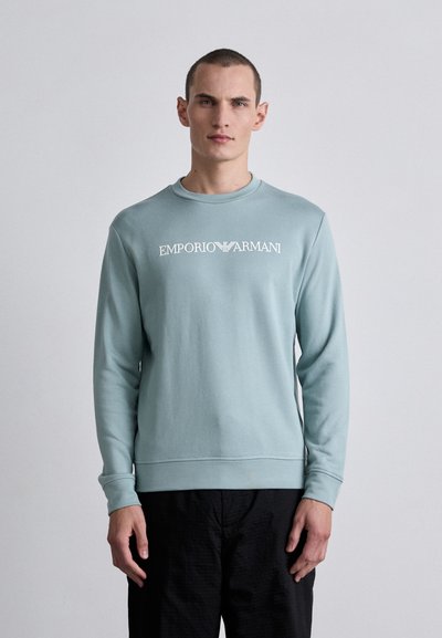 Emporio Armani FELPA - Bluză de molton - light blue