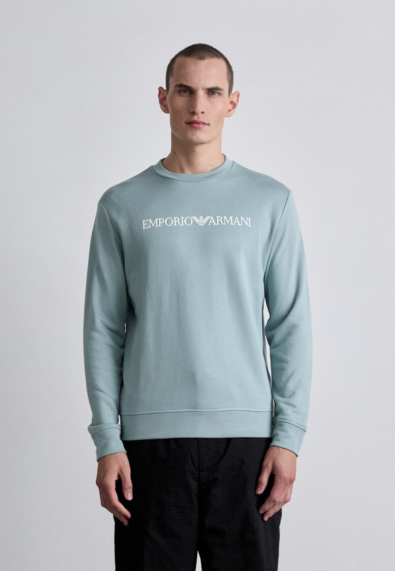 Emporio Armani FELPA - Felpa - light blue