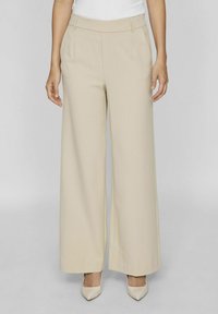 VILA VIVARONE HW WIDE - NOOS - Pantalones - feather gray