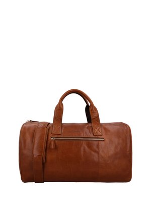 Gusti Leder HALL - Víkendová taška - honey brown