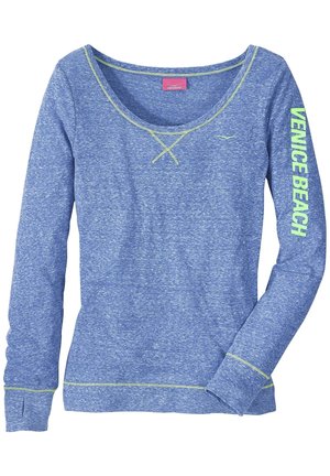 Long sleeved top - mottled blue