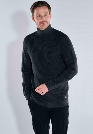TROYER - Strickpullover - schwarz
