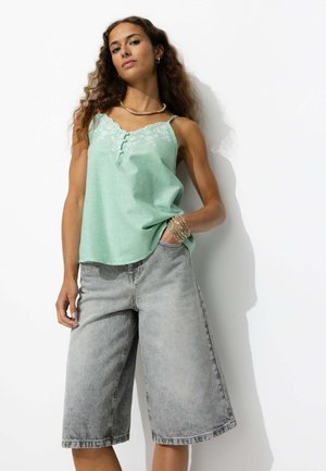 Débardeur - rayé vert