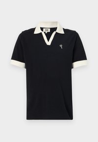 V NECK - Polotričko - black