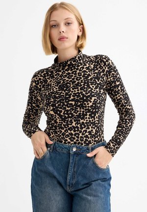 ANIMAL PRINT - Camiseta de manga larga - black