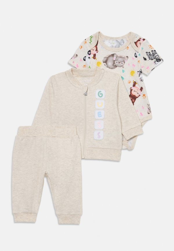 BABY ACTIVE PANTS SET UNISEX - Body - light oatmeal