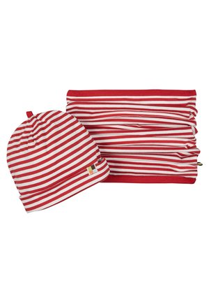 loud + proud SET SCHAL MIT MÜTZE - Snood - tomato