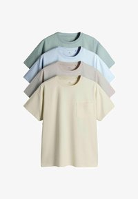 Non sélectionné, aqua yellow