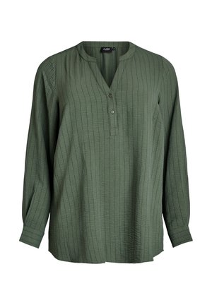 Blouse - thyme stripe