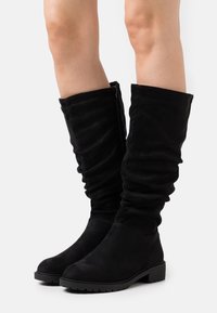 New Look Wide Fit Botas - black