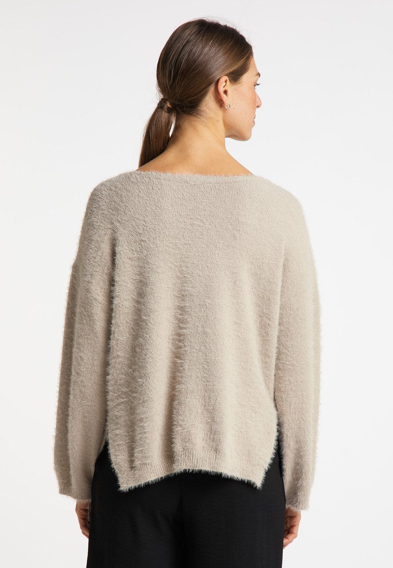 Damen Strickjacken | usha USHA LYNNEA Strickpullover stein - FT66495 Damen Strickjacken | usha USHA LYNNEA Strickpullover stein - FT66495