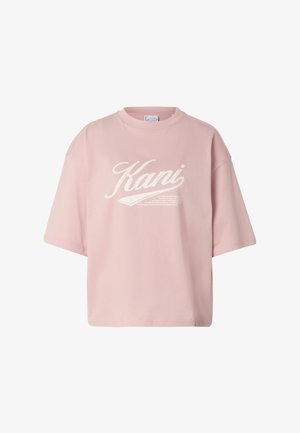 Karl Kani, VARSITY OVERSIZED T-SHIRT - Majica kratkih rukava s printom - rose