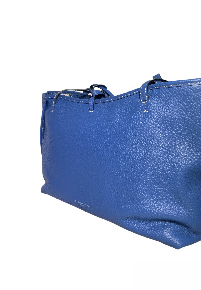 【送料&関税込】Gianni Chiarini Bags.. Blue ジャンニ キャリーニ GIANNI CHIARINI ハンドバッグ ショルダー