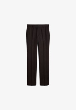 Calvin Klein, MICRO HERRINGBONE SLIM TROUSER - Παντελόνι κοστουμιού - volcanic ash