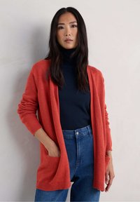 Seasalt Cornwall RIVERBOAT  - Neuletakki - red knit melange umber