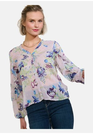 SHEER FLORAL VOILE  - Bluse - pastel lilac
