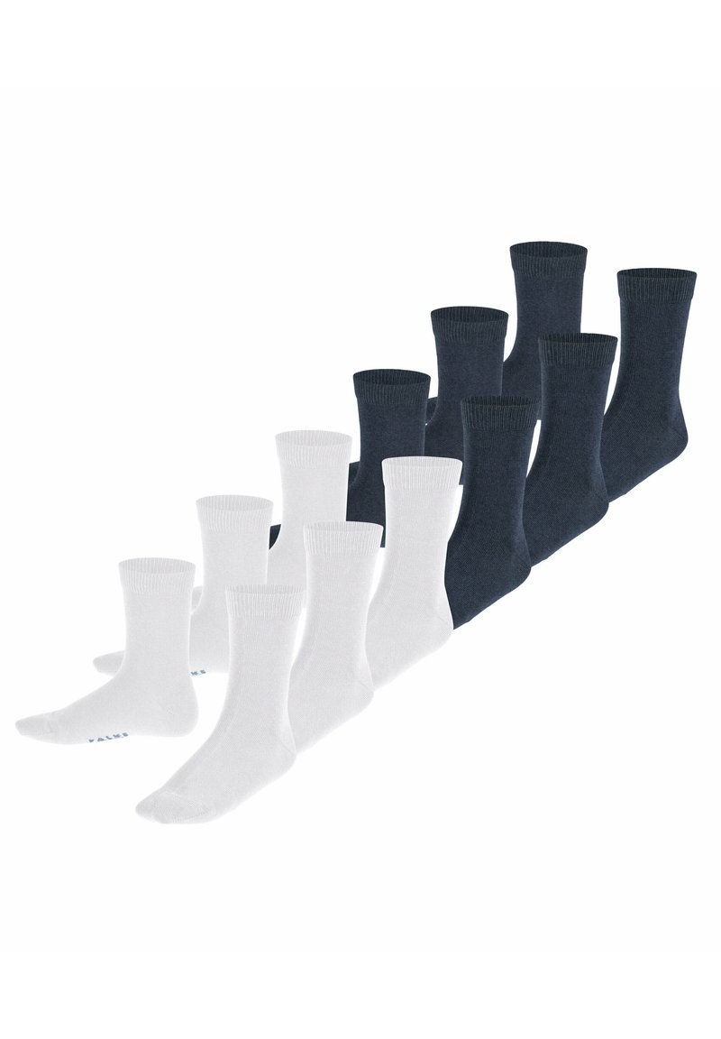 FALKE HAPPY 6-PACK - Calze - white/grey